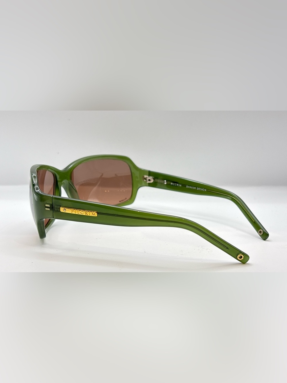 Pilgrim 825-400 Green Oval Sunglasses Frames Only - Picture 6 of 9